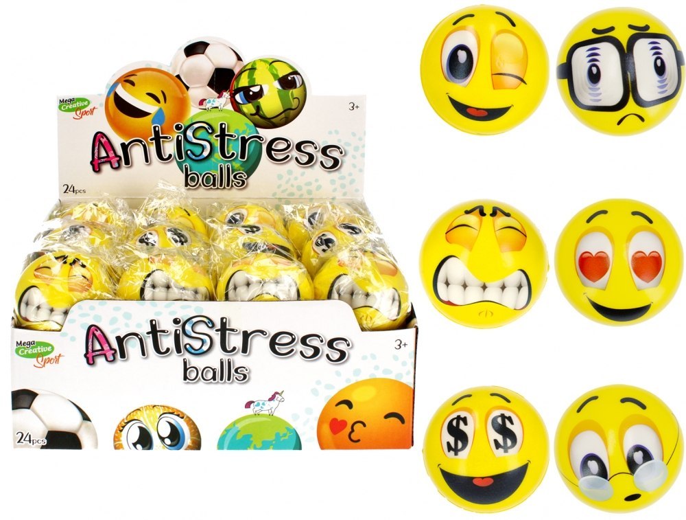 ANTI-STRESS-BALL 7CM MEGA CREATIVE 459601